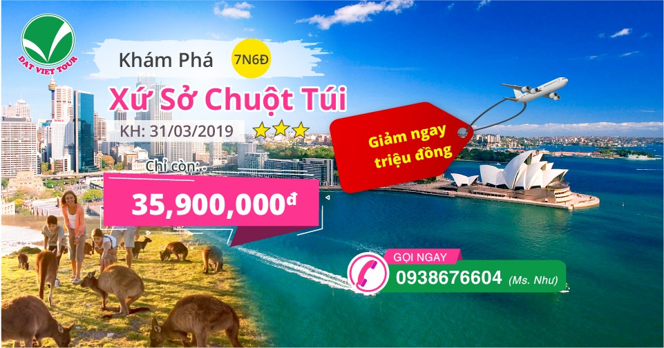 Tour Úc khuyến mãi